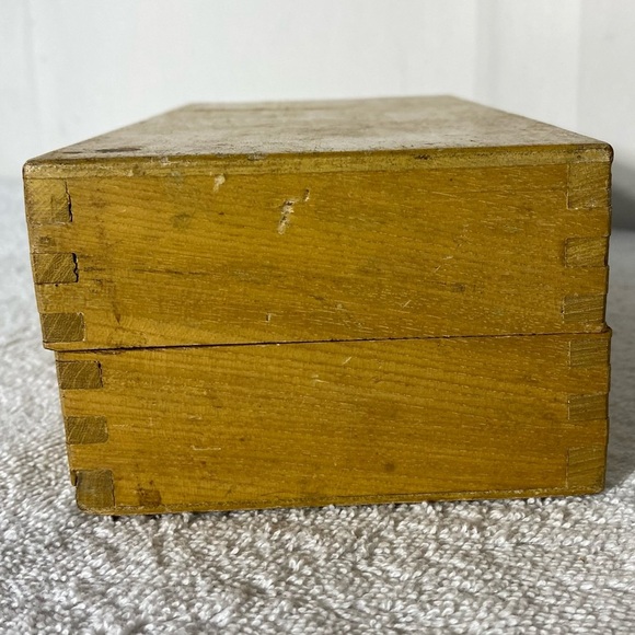 Vintage Blank Glass Microscope Slides In Wooden Box - Picture 14 of 16